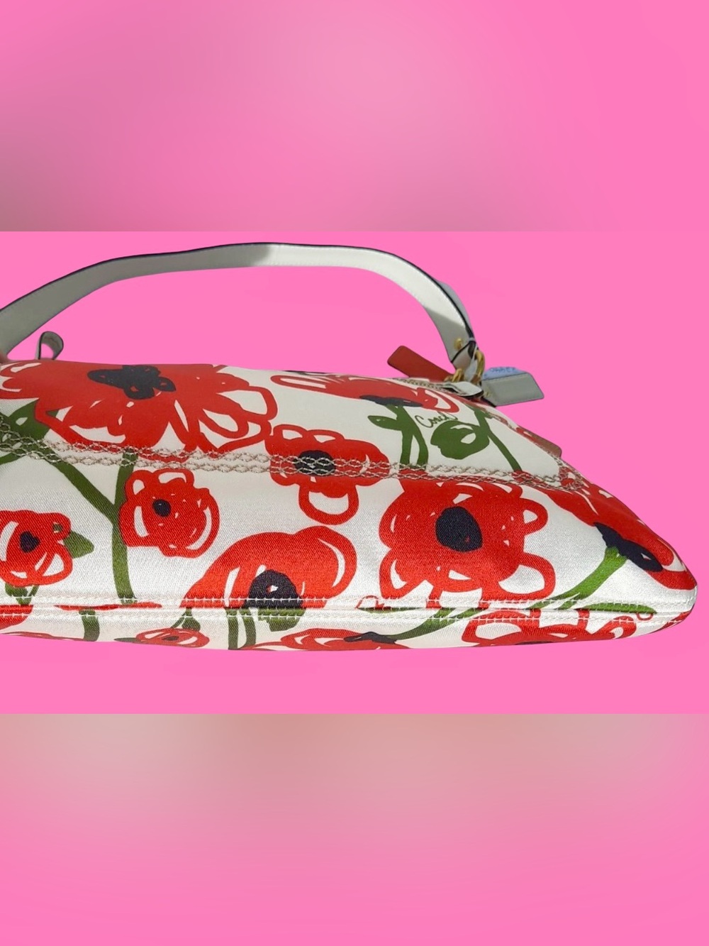 COACH Poppy Floral Crossbody Bag - Picture 10 of 13